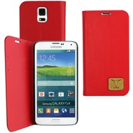 OZBO PU Tasche Diary Slim rot komp. mit Samsung Galaxy S5