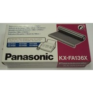 Panasonic Thermotransferrollen KX-FA136X (2er Pack) zu KX-F 1810/ 1830/ KX-FP 300/ 320/ -FM 330