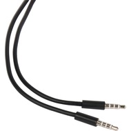 Twins Audioverbindungskabel 3,5 mm Klinke (1 m), schwarz