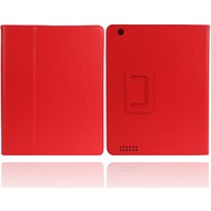Twins Leder Folio für iPad 3, rot