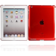 Twins Shield Clear für iPad 3, rot