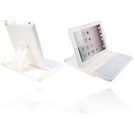 Twins Premium Bluetooth Tastaturfolio für iPad 2/ 3, weiß