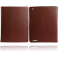 Twins Leder Folio für iPad 4, braun