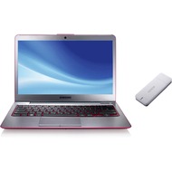 Samsung Serie 5 Ultrabook 530U3B-A04DE Core i5 500GB SATA 4GB RAM Win7 HP 64bit, pink + Huawei HiMini E369