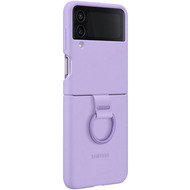 Samsung Silicone Cover with Ring - Galaxy Z Flip4, Bora Purple