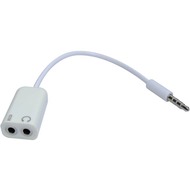 Sandberg A/ S Headset Konverter 2x 3,5 mm Klinkenbuche zu 1x 3,5 mm Klinkenstecker (Apple-Belegung)