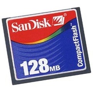 Sandisk CompactFlash Card, 128 MB