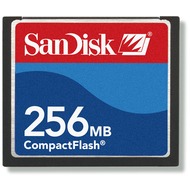 Sandisk CompactFlash Card, 256 MB
