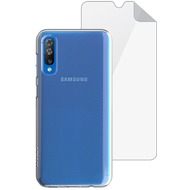 Skech Matrix SE Case + Displayschutzfolie, Samsung Galaxy A50, transparent, SKBD-A5018-MTS-CLR