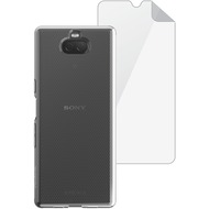 Skech Matrix SE Case + Displayschutzfolie , Sony Xperia 10, transparent, SKBD-SX1019-MTS-CLR