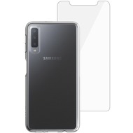 Skech Matrix SE Case + Glas Displayschutz, Samsung Galaxy A7 (2018), transparent, SK34-BD-MTX