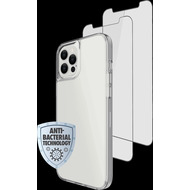 Skech Protection 360 Pack Crystal Case + 2x Essential Glass, Apple iPhone 13 Pro, SKBD-IPP21-TWP