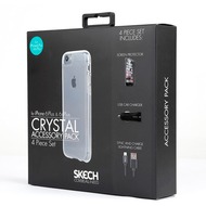 Skech Starter-Kit 4in1 - Schutzhülle, Folie, KFZ-Lader, Ladekabel - iPhone 6/ 6S