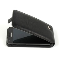 Pierre Cardin Flip Case Nappa Leder fr Samsung i9100 Galaxy S2, schwarz