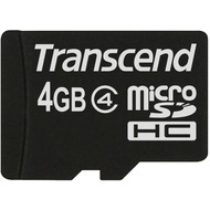 Transcend microSDHC Class 4, 4GB