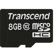 Transcend Ultimate Speed microSDHC 8GB Class 10