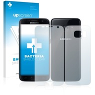 upscreen Bacteria Shield Clear Premium Displayschutzfolie für Samsung Galaxy S7 (Vorder + Rückseite)