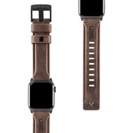 Urban Armor Gear UAG Leather Strap, Apple Watch 38/ 40mm, braun, 19149B114080