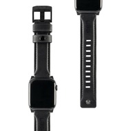 Urban Armor Gear UAG Leather Strap, Apple Watch 42/ 44mm, schwarz, 19148B114040
