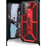 Urban Armor Gear UAG Monarch Case, Samsung Galaxy S21 5G, crimson (rot), 212811119494