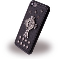 UreParts Rock Star Cross Case - Silikon Cover /  Schutzhülle - Apple iPhone 7 /  8 - Schwarz