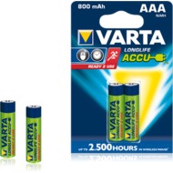 VARTA Longlife Accu Micro AAA 800 mAh (2 Stck)