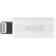 xqisit Adapter Lightning zu Micro-USB weiß