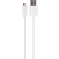 xqisit Charge & Sync Kabel USB-C/ USB3.1 weiß