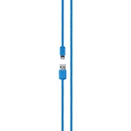 xqisit Cotton Cable Lightn. 1,8m blau