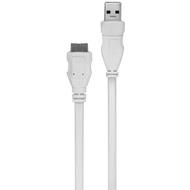 xqisit Data Cable microUSB 3.0 to USB weiß