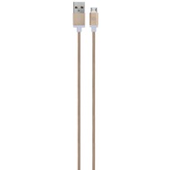xqisit FR Charge&Sync microUSB gold colored