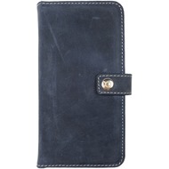 xqisit Leather Wallet Case Eman for iPhone 6 blau