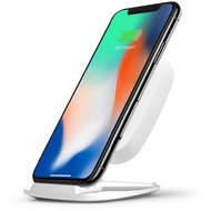 ZENS Ultra Fast Wireless Charger Stand 10W Qi weiß
