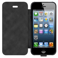 ZENS Wireless Charging Flip Cover fr iPhone 5, schwarz