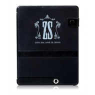 Zenus Masstige Oxford Portfolio für iPad 3 /  4, blau/ schwarz