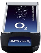 o2 Laptop Card UMTS/GPRS Tri-Band U630