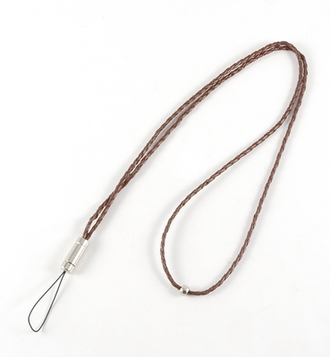 Mobile/Schlüssel - Lederband Kordel deep brown
