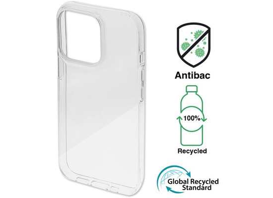 4smarts Eco Case AntiBac für Apple iPhone 14 transparent