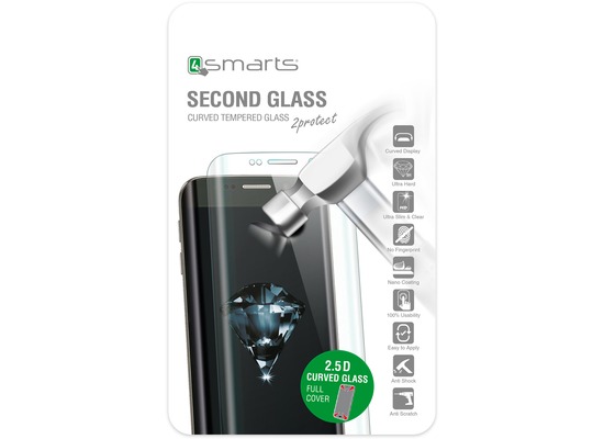 4smarts Second Glass Curved 2.5D fr Samsung Galaxy S7 - silber