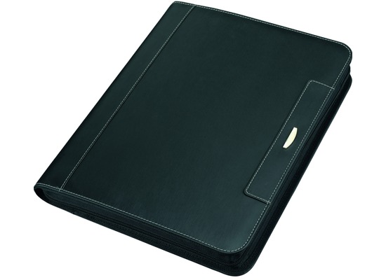 Alassio Tablet-Mappe A4 LOMBARDO Mikrofaser schwarz