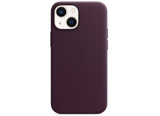 Apple Leder Case iPhone 13 mini mit MagSafe dunkelkirsch