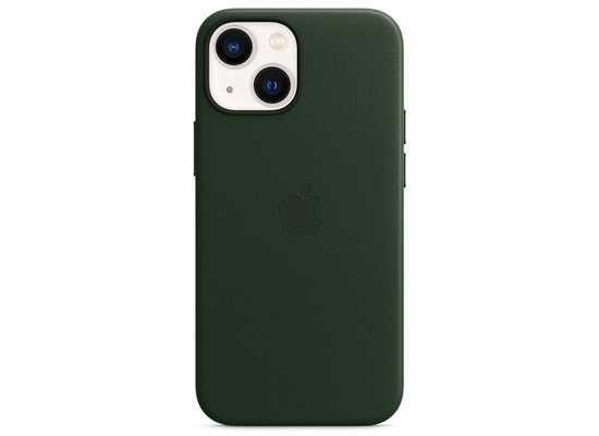Apple Leder Case iPhone 13 mit MagSafe schwarzgrn