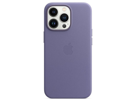 Apple Leder Case iPhone 13 Pro mit MagSafe wisteria