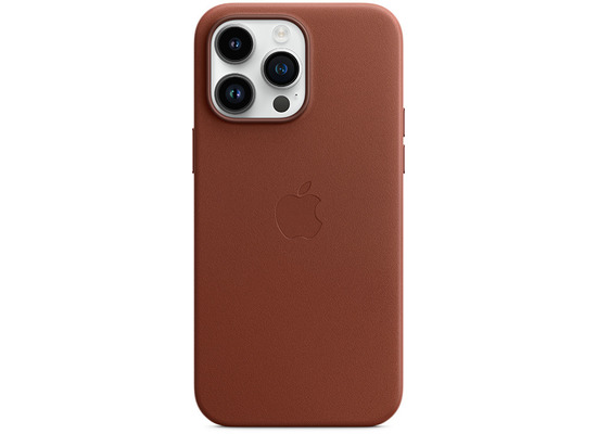 Apple Leder Case iPhone 14 Pro Max mit MagSafe umbra