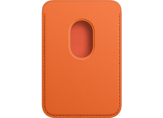 Apple Leder Wallet iPhone mit MagSafe orange