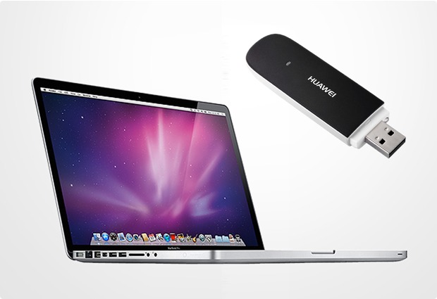 Apple MacBook Pro 15 Core i7 2,4 GHz + Huawei E353 HSPA+