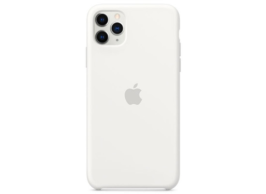 Apple Silikon Case iPhone 11 Pro Max weiß