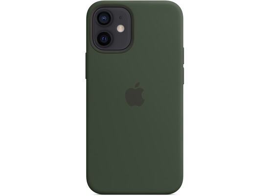 Apple Silikon Case iPhone 12 mini mit MagSafe (zyperngrn)