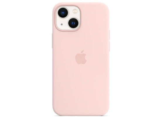 Apple Silikon Case iPhone 13 mini mit MagSafe kalkrosa