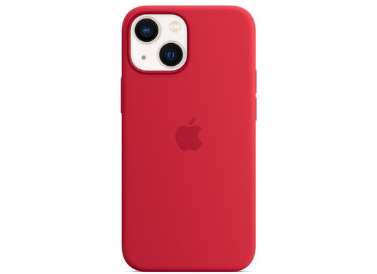 Apple Silikon Case iPhone 13 mini mit MagSafe rot